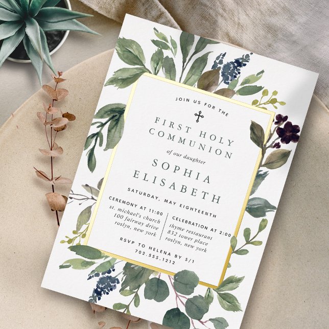 Eucalyptus & Sage First Holy Communion (Creator Uploaded)