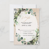 Eucalyptus Sage Greenery Modern Geometric Wedding 