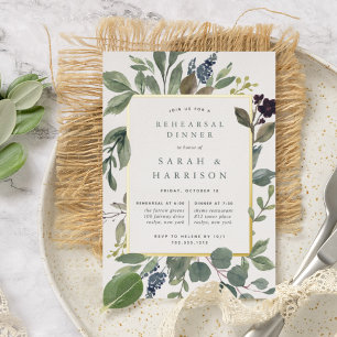 Eucalyptus & Sage Rehearsal Dinner