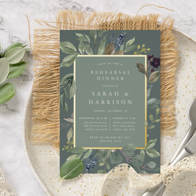 Eucalyptus & Sage Rehearsal Dinner (Creator Uploaded)