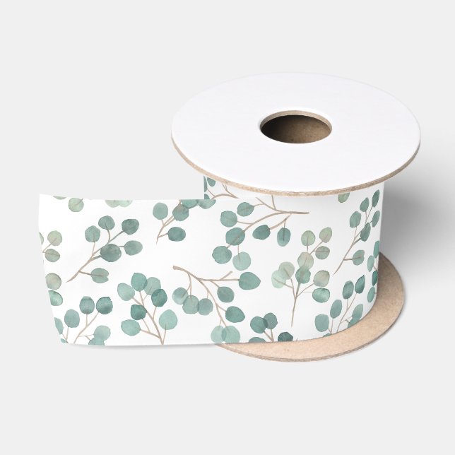 Eucalyptus Satin Ribbon (Spool)