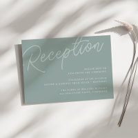 Eucalyptus | Script Watermark Wedding Reception