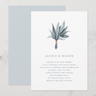 Eucalyptus Simplicity   Wedding Invitation