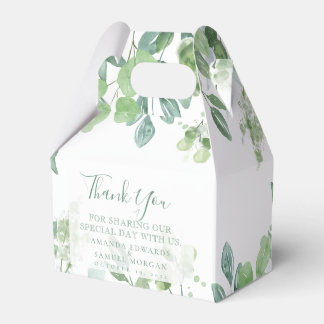 Eucalyptus Sophisticated Wedding Wedding Favour Bo Favor Box