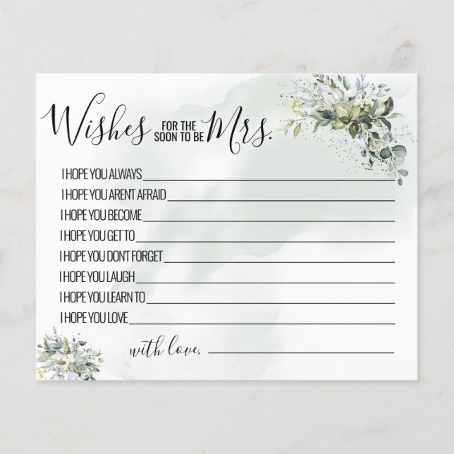 Eucalyptus souhaite que le bientôt être la carte d (Devant)