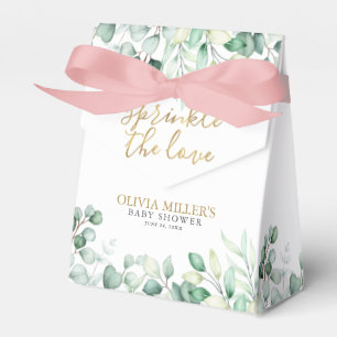 Eucalyptus Sprinkle the Love Thank You Baby Shower Favor Box