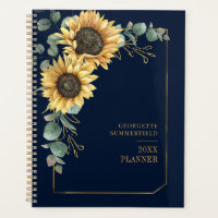 Eucalyptus Sunflower Floral Geometric