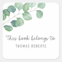 Eucalyptus - this book belongs to