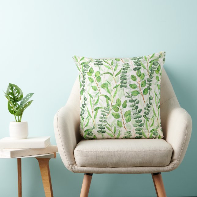 Eucalyptus Throw Pillow (Chair)
