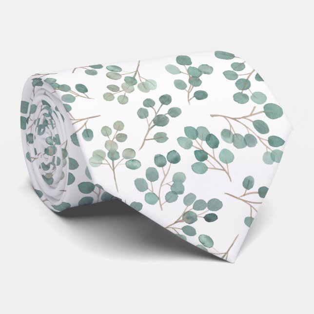 Eucalyptus Tie (Rolled)