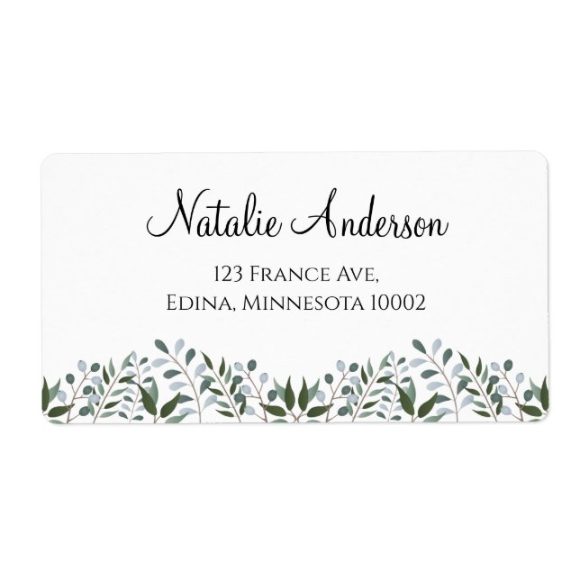 Eucalyptus Vert Floral (Devant)