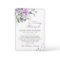 Eucalyptus Violet Sympathy Memory Thank You Card