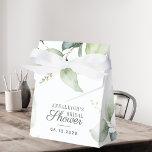 Eucalyptus Watercolor Greenery Bridal Shower Favor Box<br><div class="desc">Elevate your bridal shower with our exquisite favour box featuring a delicate Eucalyptus Watercolor Greenery design. Each box encapsulates the essence of natural elegance, boasting soft hues of green and dreamy watercolor foliage, making it a perfect token of gratitude for your beloved guests. Whether you're planning a rustic affair or...</div>