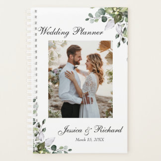 Eucalyptus Watercolor PHOTO Wedding Planner