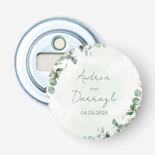 Eucalyptus Wedding Bottle Opener 1001A