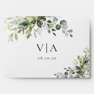 Eucalyptus Wedding Envelope