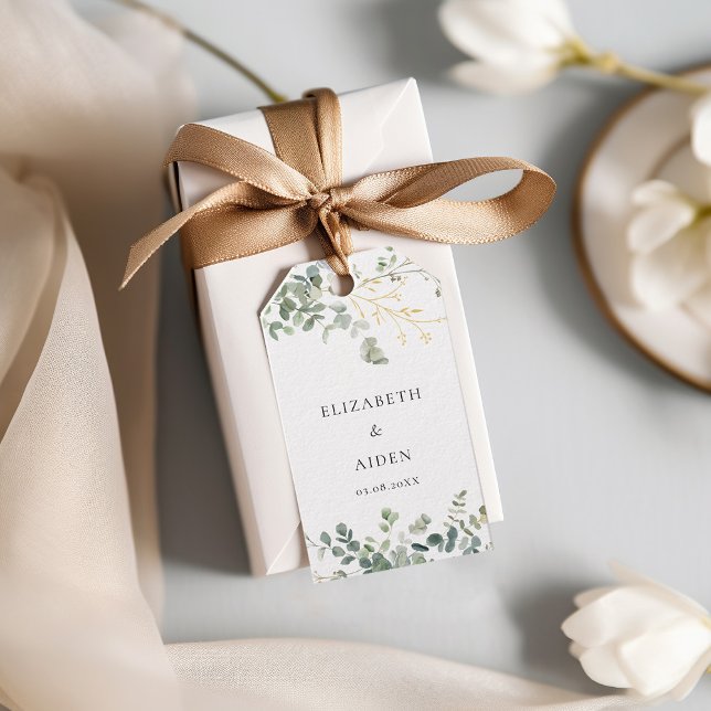 Eucalyptus Wedding  Gift Tags (Creator Uploaded)