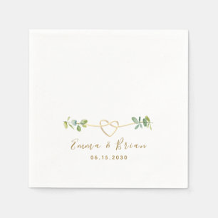 Eucalyptus Wedding Napkin