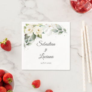 Eucalyptus Wedding Paper Napkin