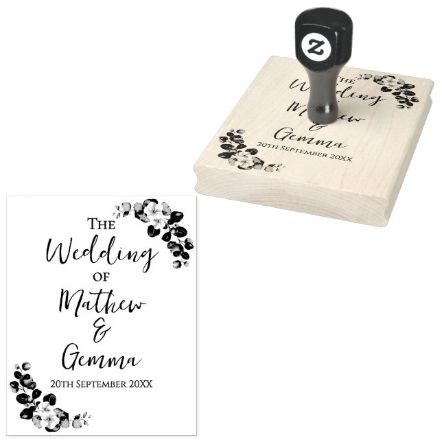 Eucalyptus Wedding Stamp (Stamped)