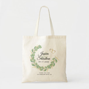 Eucalyptus Wedding Thank You Favour Tote Bag