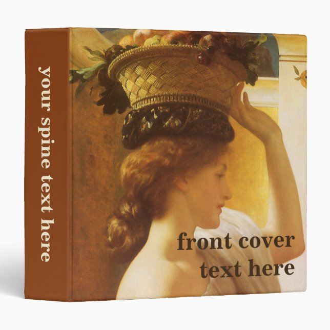Eucharis - Girl With a Basket of Fruit by Leighton Binder (Front/Spine)