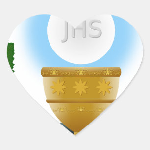 eucharist heart sticker