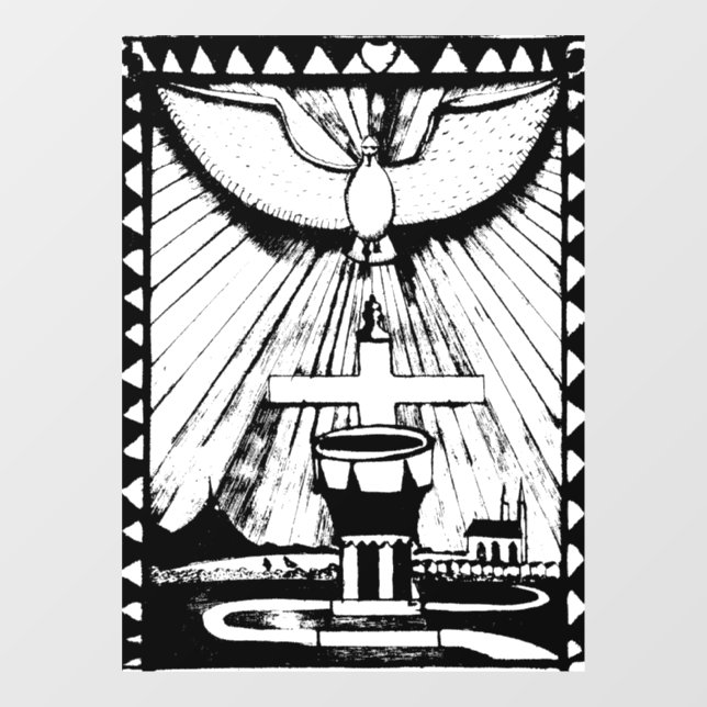 Eucharist Window Cling (Sheet)