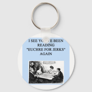 EUCHRE KEYCHAIN
