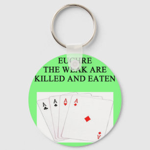 EUCHRE KEYCHAIN