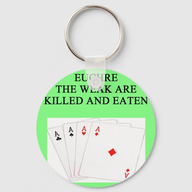 EUCHRE KEYCHAIN (Front)