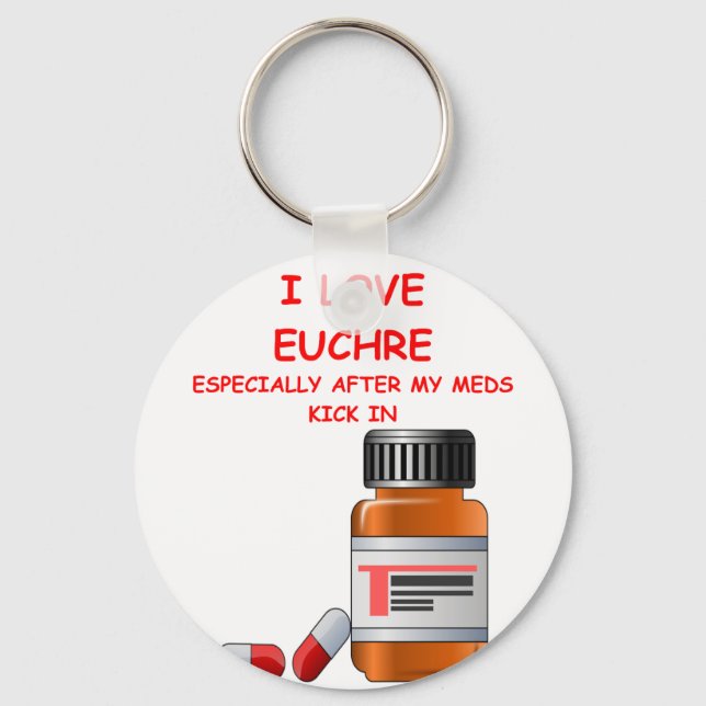 EUCHRE KEYCHAIN (Front)