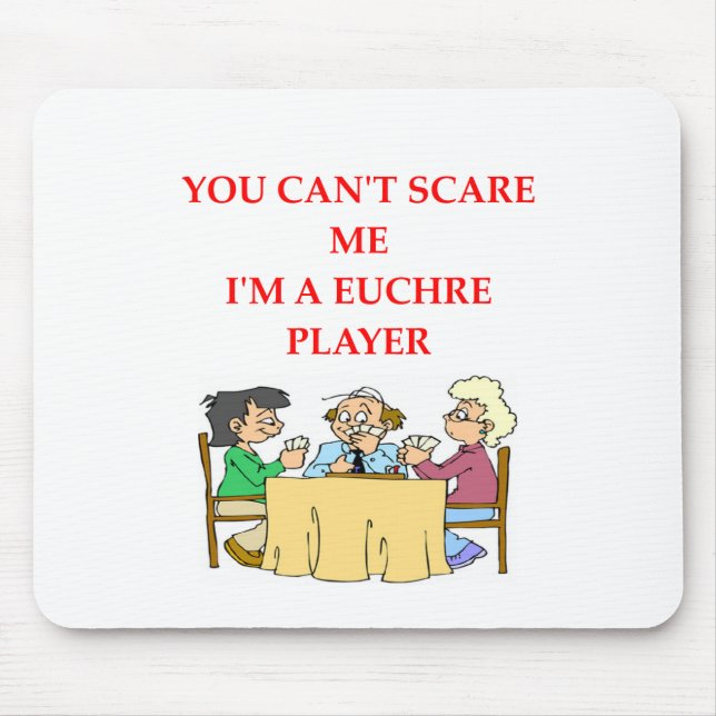 EUCHRE.png Mouse Pad (Front)