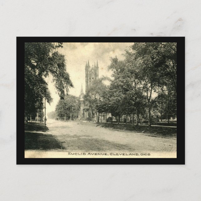 Euclid Ave., Cleveland, Ohio 1906 Vintage Postcard (Front)
