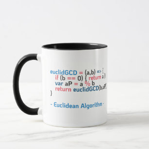 Euclidean Algorithm Function   Code Snippet Mug