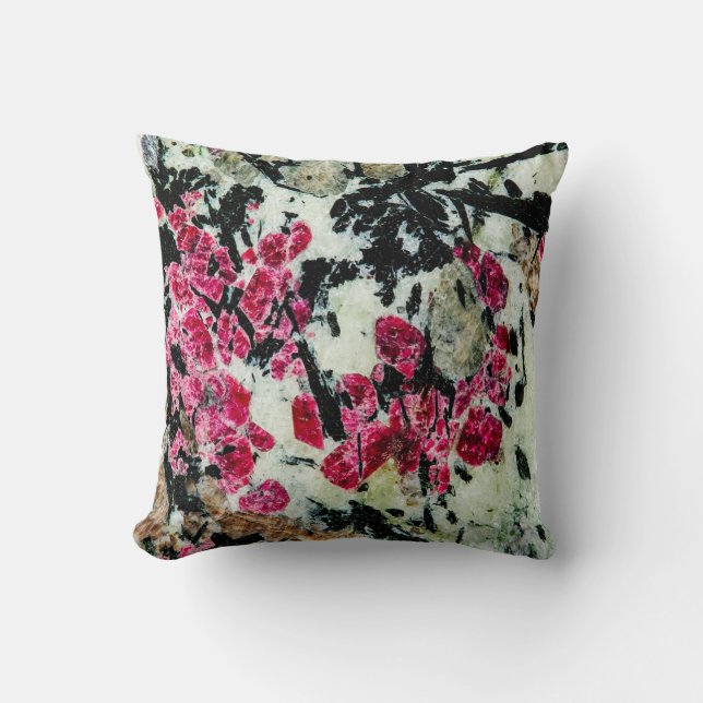 Eudialyte Throw Pillow (Front)