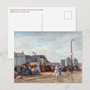 Eugene Boudin - Bathing Time at Trouville Postcard