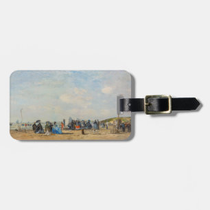 Eugene Boudin - Gathering on the Beach Luggage Tag