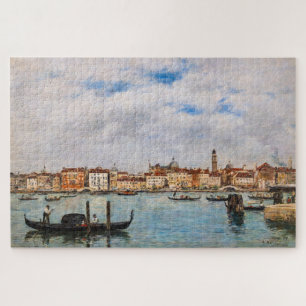 Eugene Boudin - Venice, Riva degli Schiavoni Jigsaw Puzzle