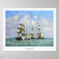 Eugène Boudin Zedign Affiche d'art #69-2
