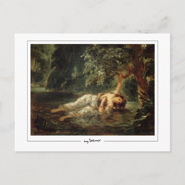 Eugène Delacroix #47 - Fine Art Postcard (Front)