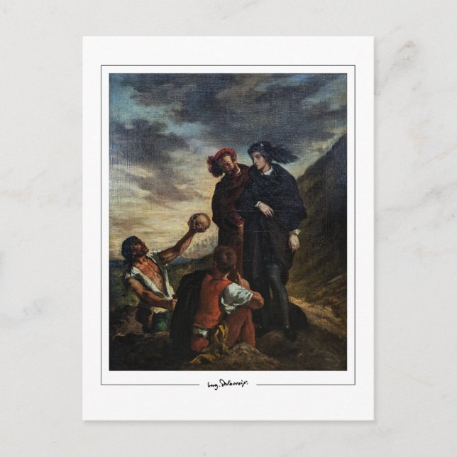 Eugène Delacroix #493 - Fine Art Postcard (Front)