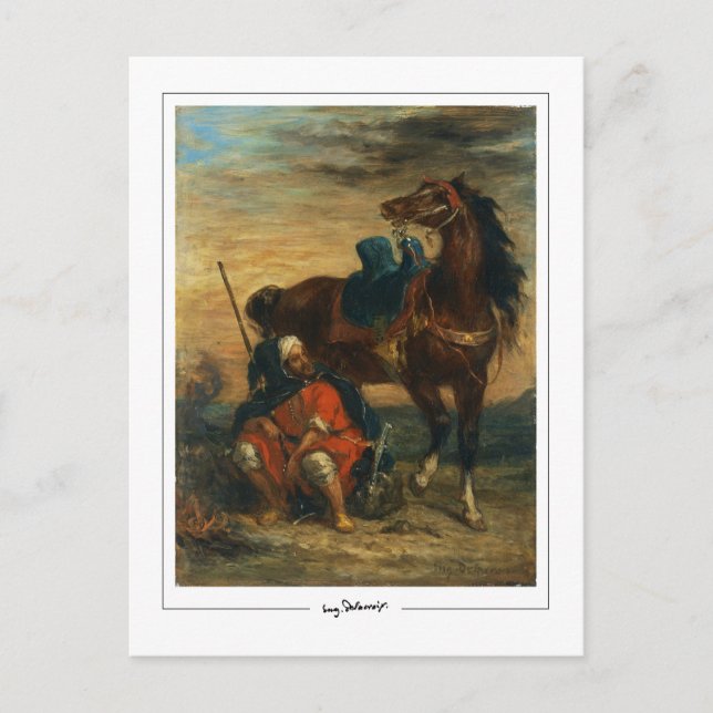 Eugène Delacroix #4 - Fine Art Postcard (Front)
