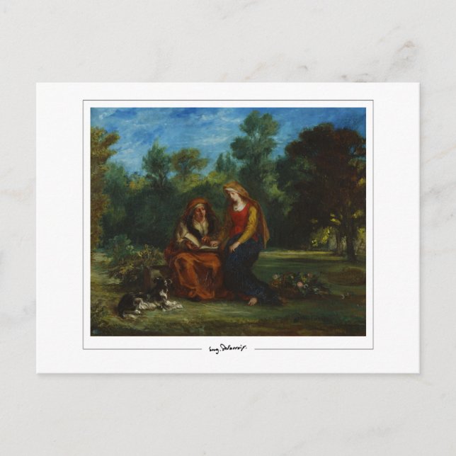 Eugène Delacroix #627 - Carte postale Art (Devant)