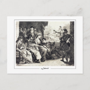 Eugène Delacroix #87 - Fine Art Postcard