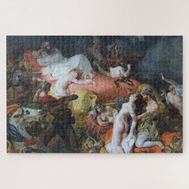 Eugène Delacroix – La Mort de Sardanapale Jigsaw Puzzle (Horizontal)