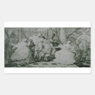 Eugene Delacroix - Le Roy Rene Sticker