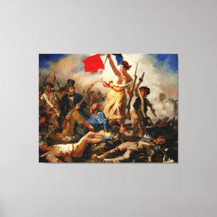 EUGENE DELACROIX Liberty Leading the People 1830 - Canvas Print