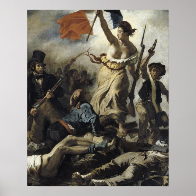 Eugene Delacroix - Liberty, Leading the People Poster (Front)