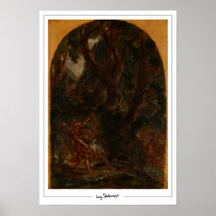 Eugène Delacroix Zedign Art Poster #105